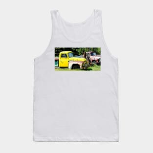 Old Yellow Farm Truck Tank Top